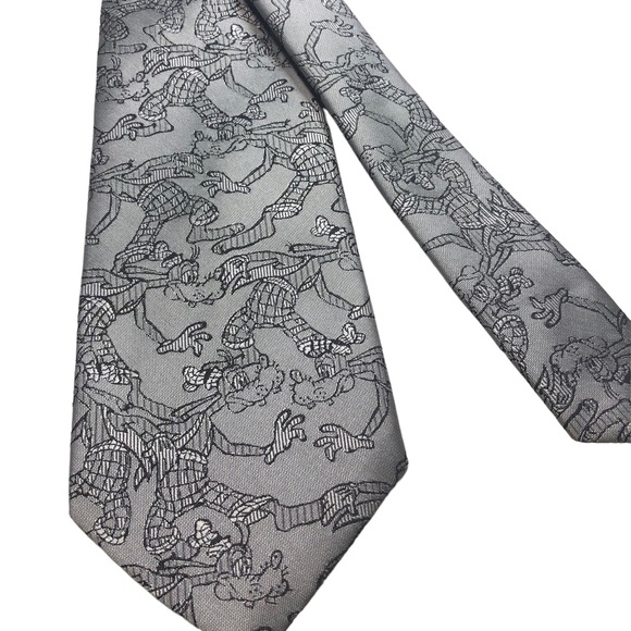 Silver Goofy Tie Balencine USA - Picture 7 of 7